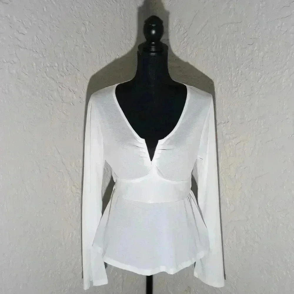 See the shades long sleeve top sz L